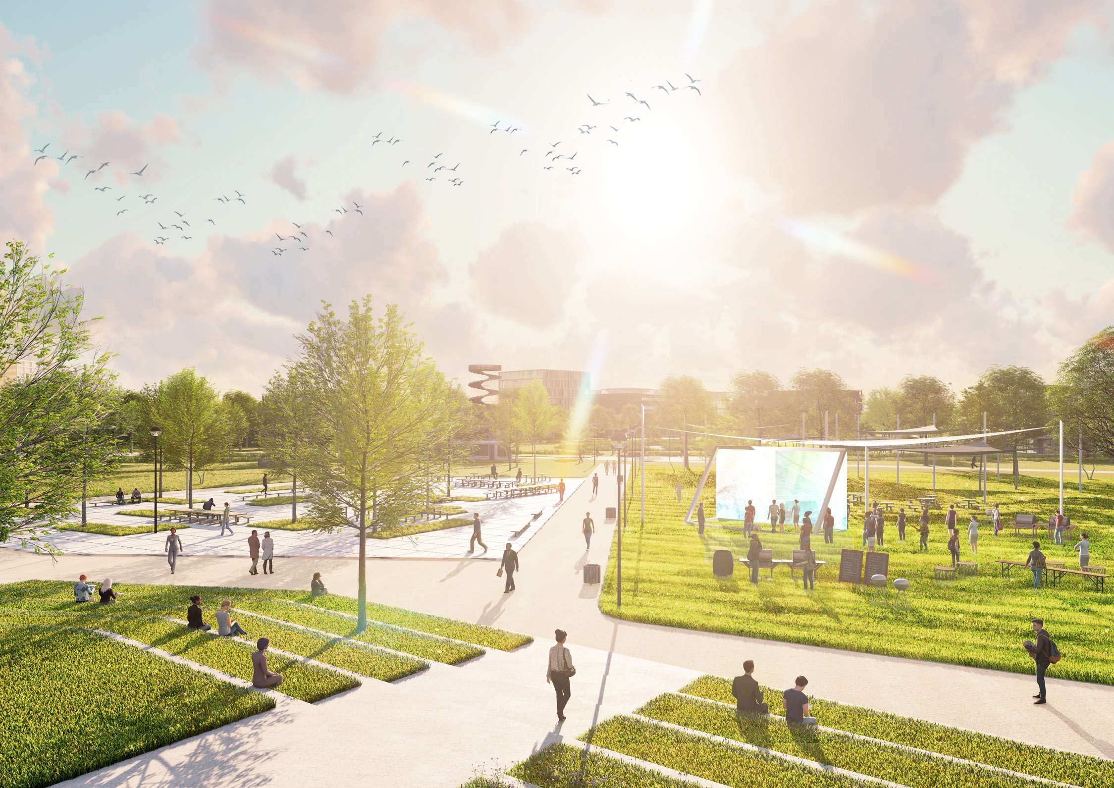 render van Campus Diepenbeek