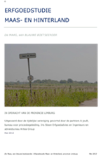 Erfgoedstudie Maas- en hinterland